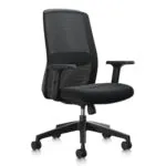 Sunon: Mid Back Office Chair; (65.5x61x98.5)cm: Mesh, Black