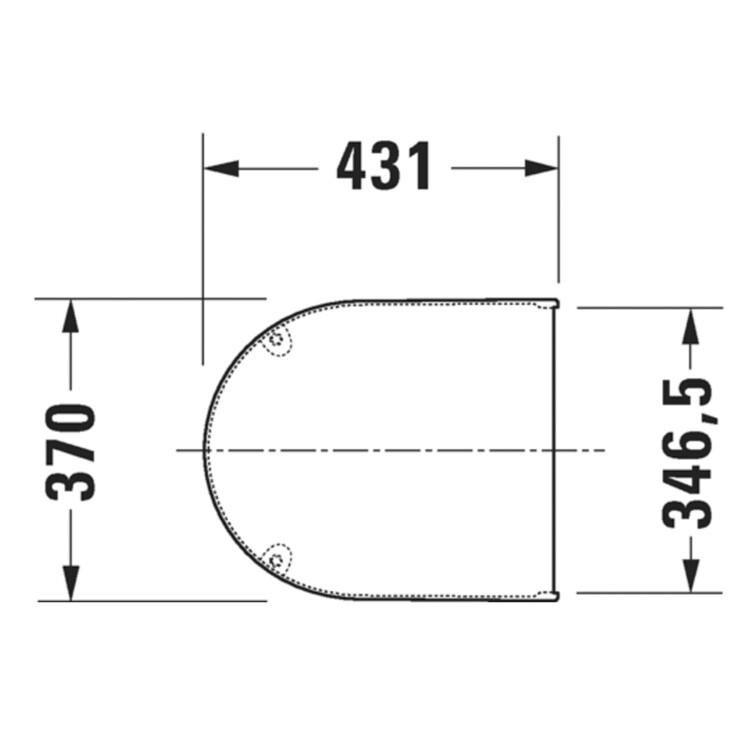 Duravit: Starck 3: Seat Cover: Soft Close: White #0063890000