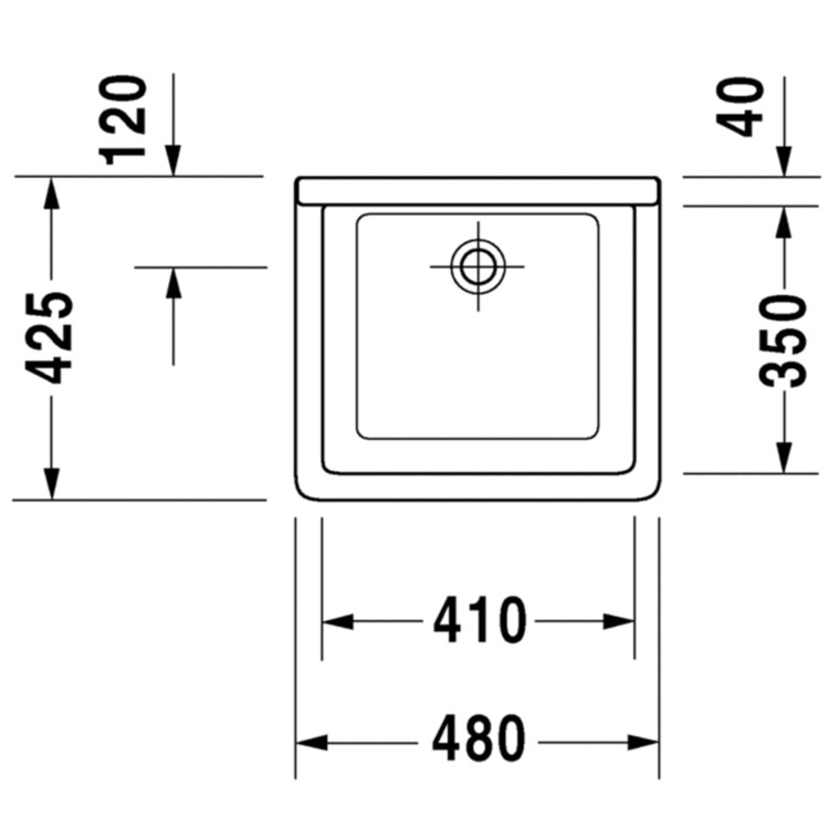 Duravit Starck 3 : Grid For Utility Basin #0050011