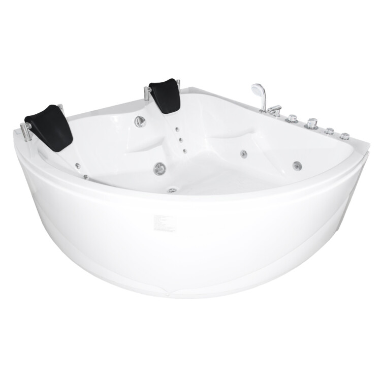 FSHN: Massage BathTub : 1500x1500x600mm : White #D-3008