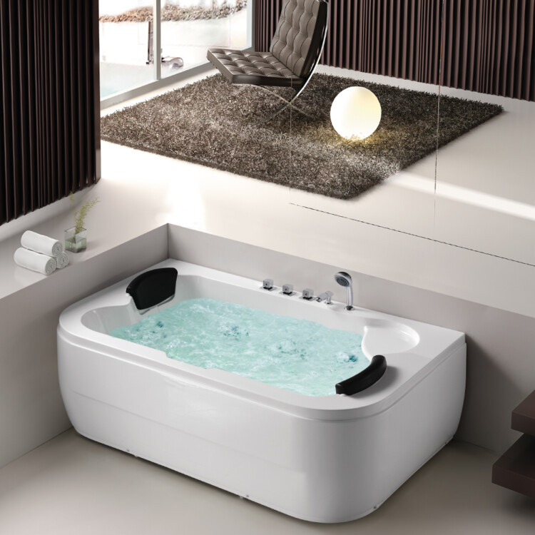 FSHN: Massage BathTub: 1800x1090x670mm : White #D-3181