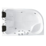 FSHN: Massage BathTub, Right : 1800x1200x620mm : White #D-3182R