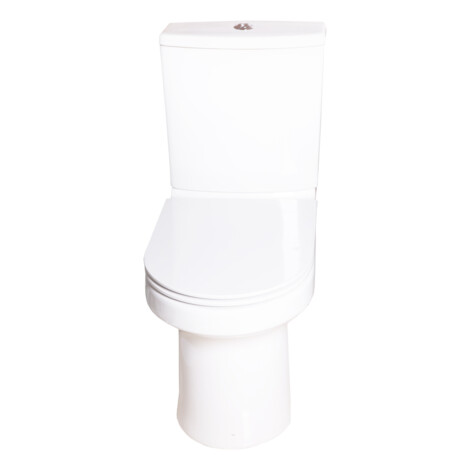 D-Code: WC Pan: Close Coupled, White