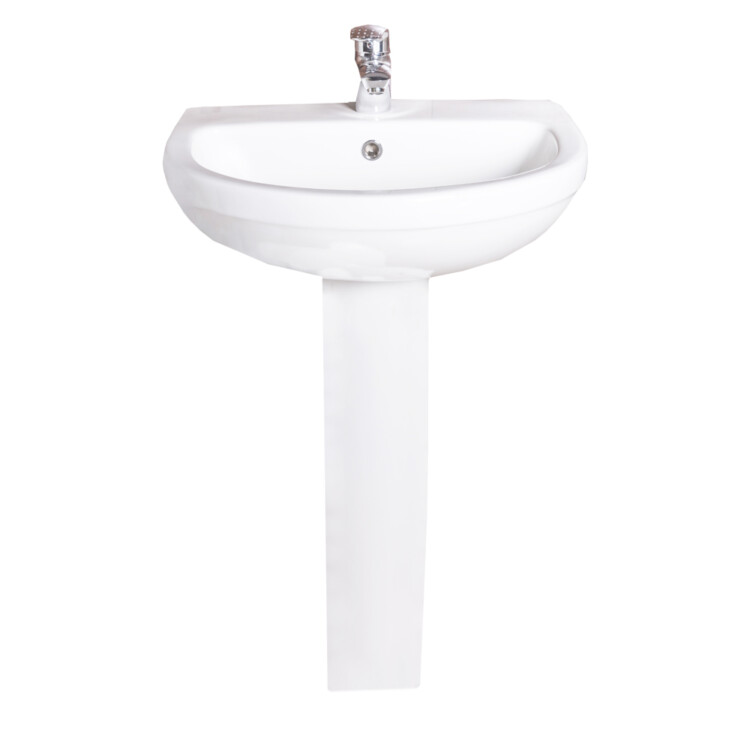 TAPIS Ivo: Washbasin, White CTH #L1076B