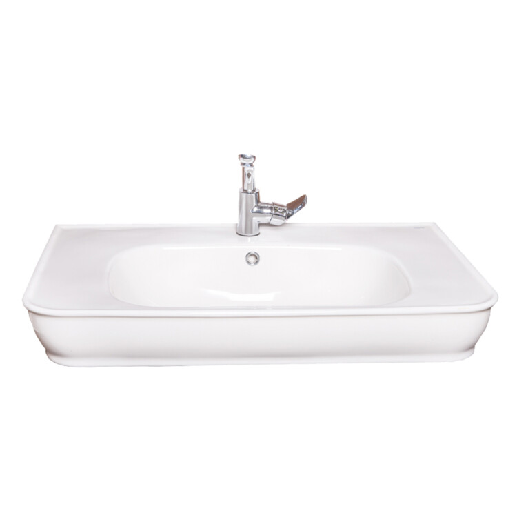 TAPIS Genesis Vanity: Basin, White #LF10150-800