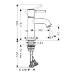 Hansgrohe Talis Classic: Basin Mixer: #14111000