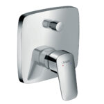 Logis: Concealed Bath Mixer: 4way, Single Lever, Chrome Plated