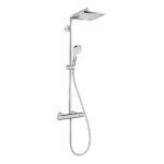 Hansgrohe Crometta S240 : Exposed Showerpipe With Single Lever Shower Mixer; C.P. Ref. 27269000