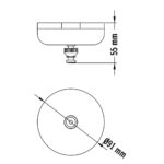 Mediclinics: Retractable Clothes Line, S/S #AI0910C