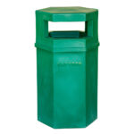 TopBin: Hexagonal Trash Bin, 90 Litres