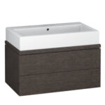 Duravit: L-Cube: Vanity Unit For Console; 40x82x47.7cm Dark Brushed Oak #LC682207272