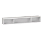 Duravit: L-Cube: Shelf: 3 Compartments; 12x80x14cm H/Gloss White #LC120008585