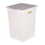 DKW: Sann Square Laundry Basket With Lid: Ref. HH-1110