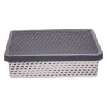 DKW: Senn Storage Basket With Lid: Ref. HH-2087L