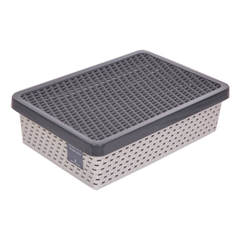 DKW: Senn Storage Basket With Lid: Ref. HH-2087L