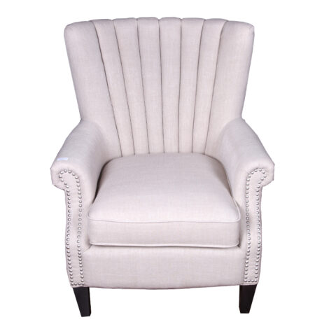 Fabric Arm Chair: 1-Seater- 79x88x98cm: Ref