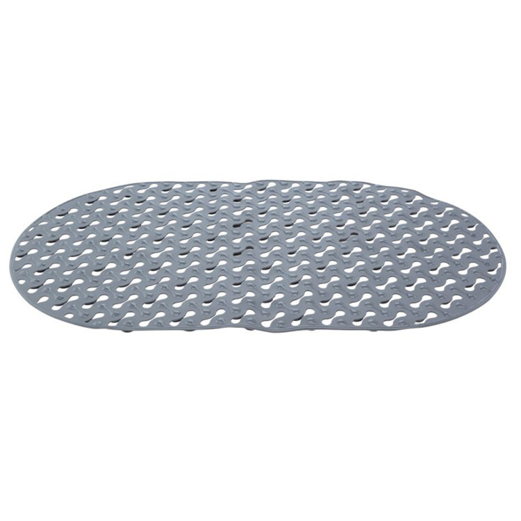 Cally Anti Slip Mat; (39x69)cm, Grey