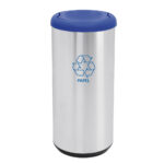 Tramontina: S/Steel Capsule Selecta Waste Bin With Swing Lid; 40lts Scotch Brite #94539/200/201/202/203/204/205/206