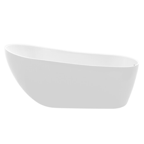 Vintage: Freestanding Bath Tub With Panel: (180×80)cm, White 1