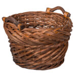 Domus: Round Willow Basket: (28x19)cm: Small