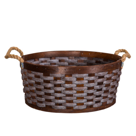 Domus: Round Willow Basket: (39