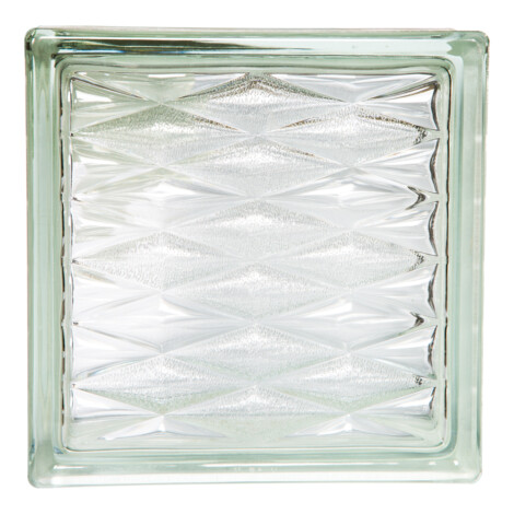 Clear Lozenge: Glass Block (19.0×19.0x8