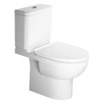 Durastyle Eco: WC Pan: Rimless Close Coupled 65cm, White