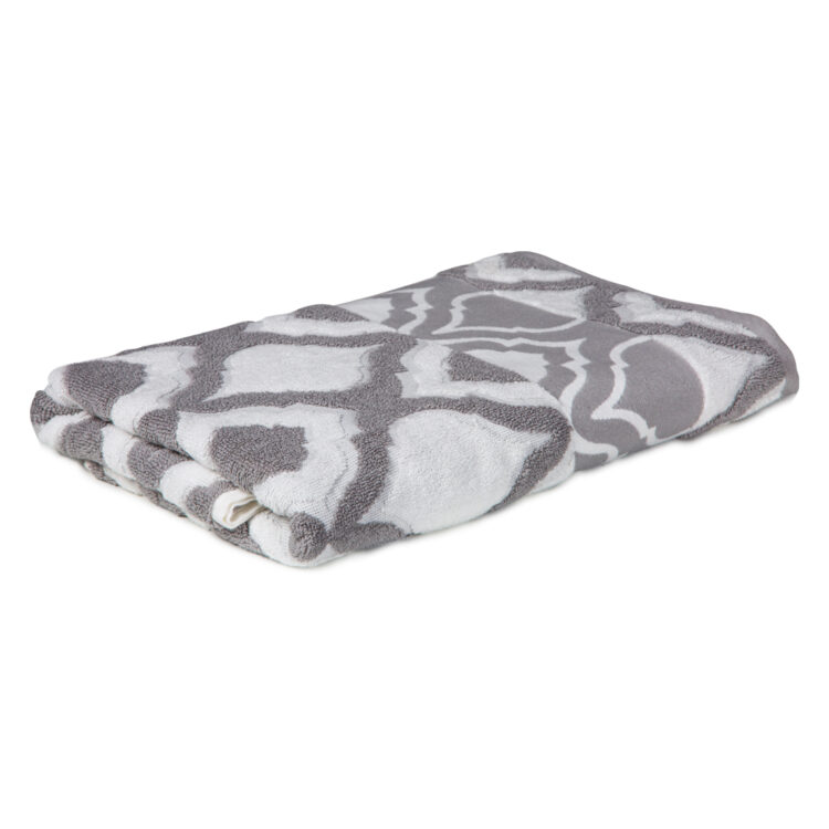 Hive Bath Towel (70x140)cm, Grey