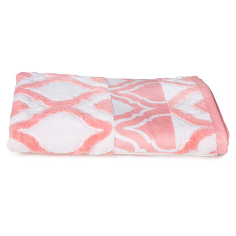 Hive Bath Towel (70×140)cm, Pink 1