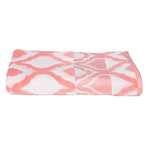 Hive Bath Sheet (81×163)cm, Pink 1