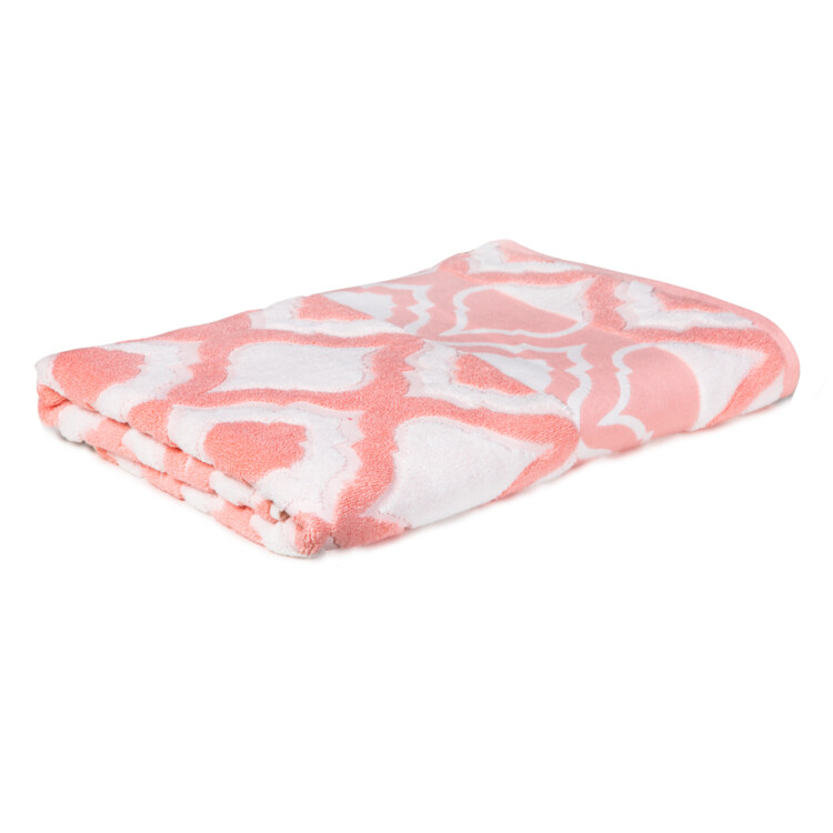 Hive Bath Sheet (81x163)cm, Pink