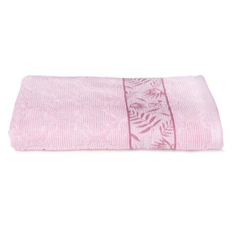 Bath Towel, Forest Design: (70×140)cm, Pink 1