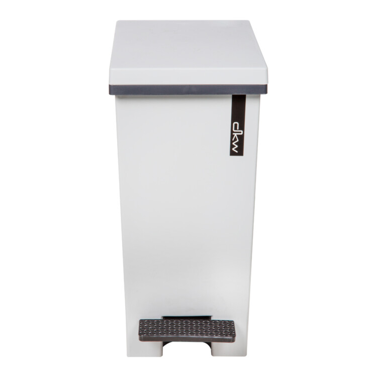 Saan Step Bin; 4.8Lts, Grey White/Dark Grey