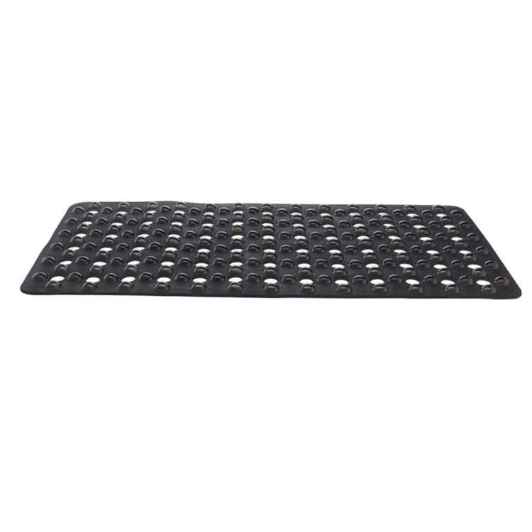 I-Knott Anti Slip Bath Mat; (75x37)cm, Black