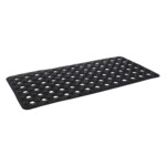 I-Knott Anti Slip Bath Mat; (75x37)cm, Black