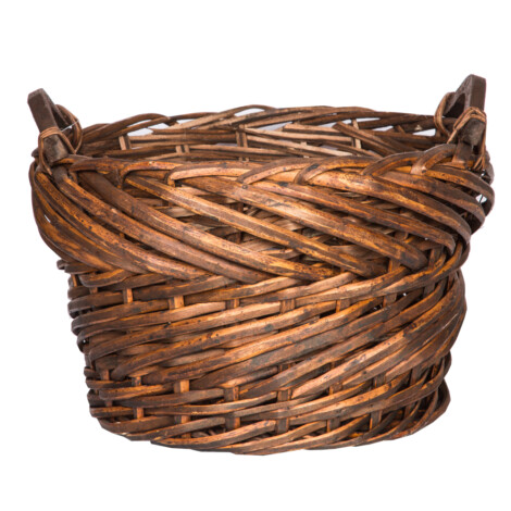 Domus: Round Willow Basket: (33×21