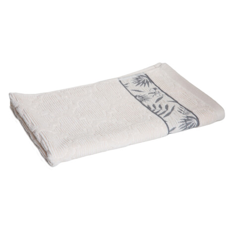 Cannon: Hand Towel, Forest Design: (41x66)cm, Cream