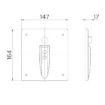 Docol tronic: Infra Red Urinal Flush Valve Satin