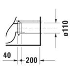 D-Neo: WC Pan, Rimless With Vario Outlet + Fixings, Close Coupled; 65cm, White