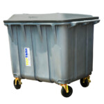 TopTank: Garbage Bin With Wheels, 1100Litres, Grey