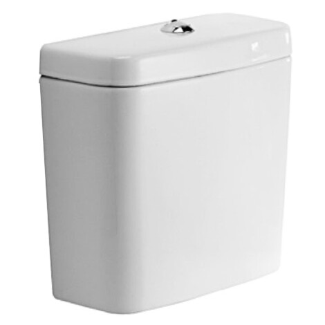 D-Code: Cistern With Dual Flush Mechanism, Inlet 1/2”, White 1