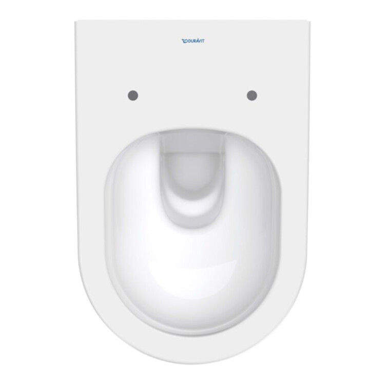 D-Neo Durafix: WC Pan: Wall Hung, Rimless: 54cm, White