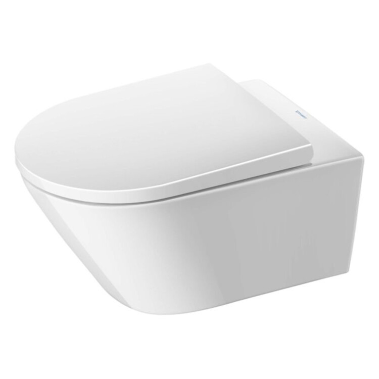 D-Neo Durafix: WC Pan: Wall Hung, Rimless: 54cm, White