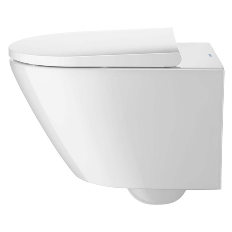 D-Neo Durafix: WC Pan: Wall Hung, Rimless: 54cm, White