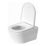 D-Neo Durafix: WC Pan: Wall Hung, Rimless: 54cm, White