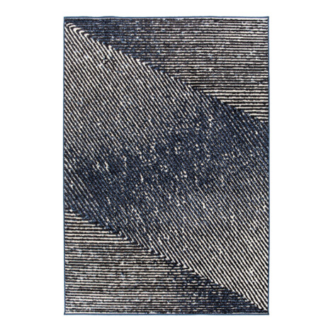 Balta: Re-Mix Carpet Rug; (80×150)cm, Blue Grey/White 1