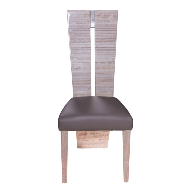 Wooden Dining Chair, Beige Angley/M.Black