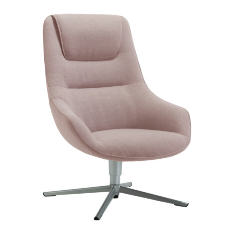 Fabric Relax Chair; (75x79x101)cm, Pink 1