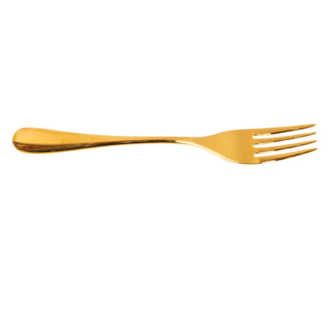 Royce Dessert Fork, Bright Gold 1