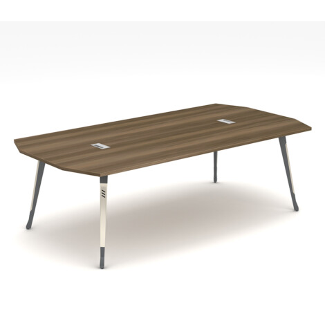 Meeting Table; (240x120x75)cm, Light Walnut/Beige 1